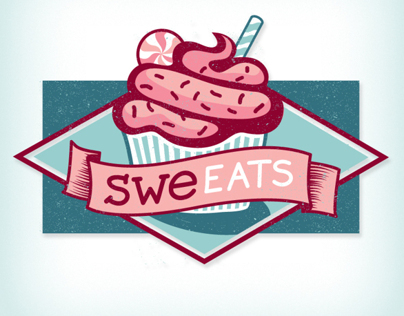 Logo concept for candy and baked goods store