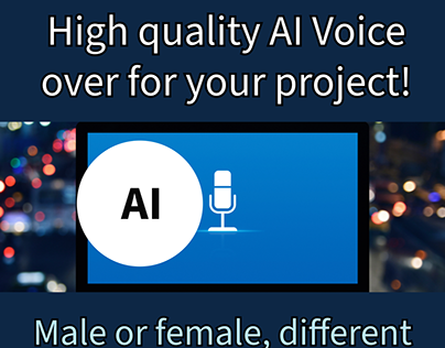 Professional AI text to speech voiceover