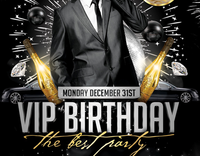 Welcome 2013 / VIP Birthday | Flyer + Facebook Cover