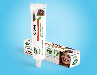 Toothpaste Package Mockup design
