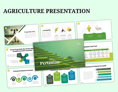 Agriculture Pitch Deck Presentation Design
