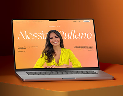 Alessia Pullano | Website design for psychologist