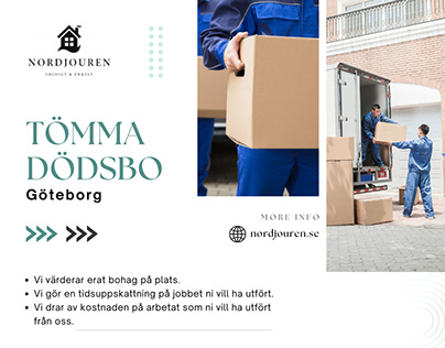 Göteborg Tömma Dödsbo