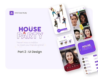 Houseparty Redesign _Part 2 (UI Design)