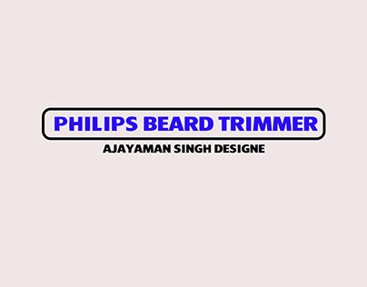 PHILIPS TRIMMER POSTER