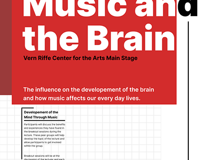 Music and the Brain Event Poster