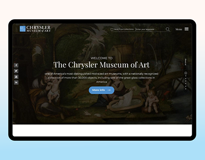 Proposed UI for Chrysler Museum