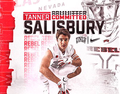 UNLV Football | Tanner Salisbury Committed Graphic