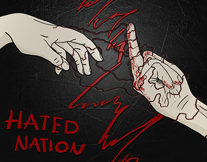 Hated Nation EP Cover Art for band Dormant Dissident