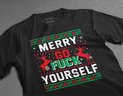 Christmas T - Shirt Design/ Christmas day