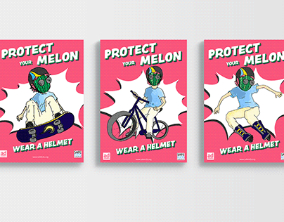 PSA Poster Series: Wear A Helmet