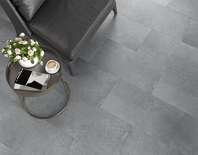 Ceramic tile. Rovese - Slate grey nicepicturesco.com