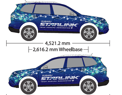Subaru Starlink Wrap