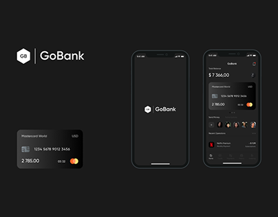 GoBank | Banking App Concept | UX/UI Design