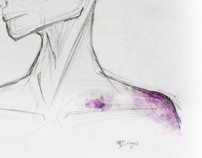 Violets - Illustration