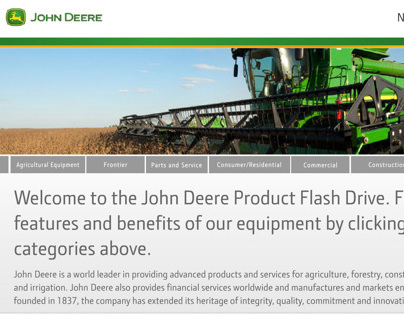 2012 John Deere New Products flash drive