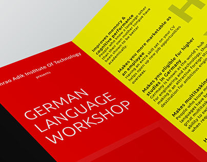 Foreign Language Workshop Brochure and Poster Design