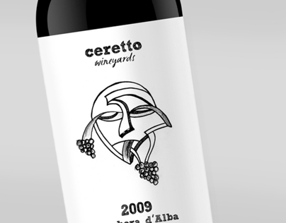 Ceretto - wine labels