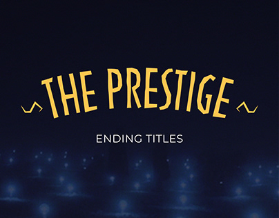 The Prestige - Ending titles