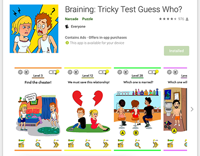 Braining - Tricky Test Guess Who?