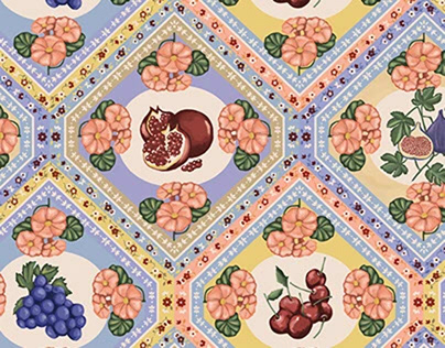 Fruit Textile Prints