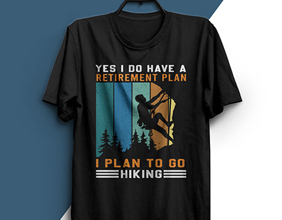 Hiking T-Shirt design