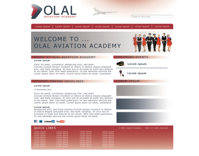 OLAL - logo & web interface design
