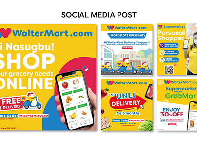 WalterMart Grocery Delivery | Social Media