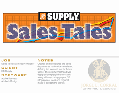 Sales Tales Masthead/Newsletter