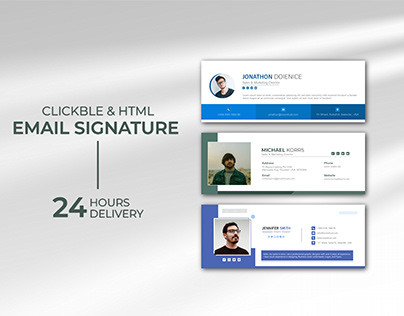 Clickable HTML Email Signatures