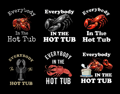 Everybody In The Hot Tub designs for T-Shirt