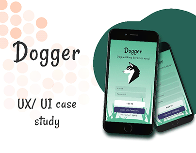 Dogger - pet app for IOS  UI UX case study