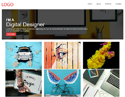 Web Designing Single Page Template