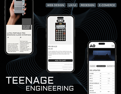 Teenage engineering online music shop