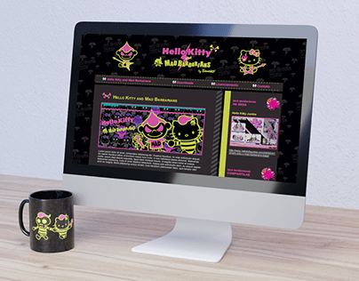 Website Hello Kitty and Mad Barbarians