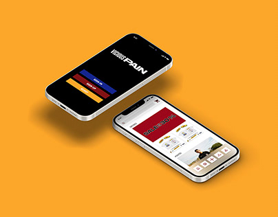 Vicious Pain Mobile - App UI Design
