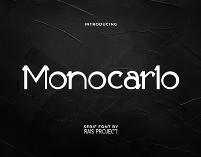 Monocarlo Font