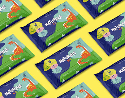 "Naturelle" Baby wet wipes – Brand identity & packaging