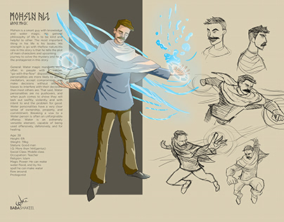 Thesis project on character design.