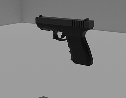 Project thumbnail - 3d handgun