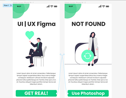 UX/UI Prototype - Get Real! (FIGMA)