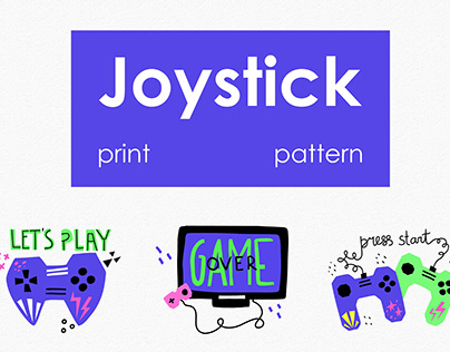 Joystick print and pattern