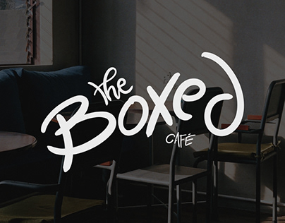The Boxed Cafe Logo explorations