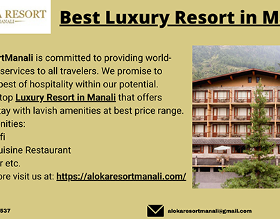 Best Luxury Resort in Manali