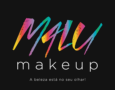Confecção de Logotipo Malu Makeup