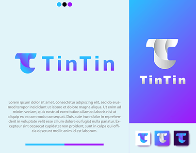 TinTin Modern Minimalist Logo Design