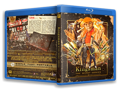 Kingsman: The Secret Service Blu-ray cover