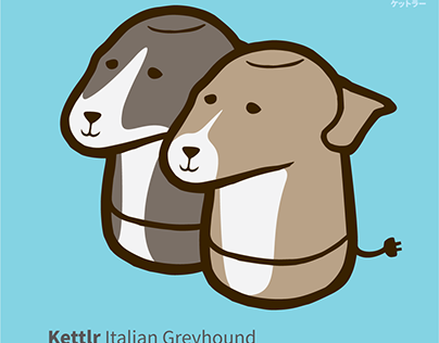 Kettlr Italian Greyhound dogs