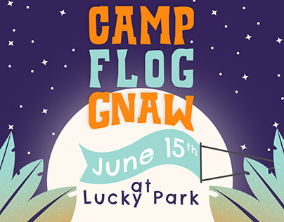 Line-up Camp Flog Gnaw - Proyecto Ilustracion Digital I