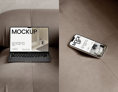 Apple Mockups | MacBook Pro & iPhone Mockups Photoshop